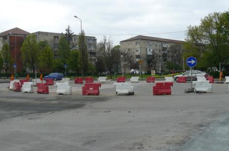 Un nou sens giratoriu, pe Bulevardul Dacia